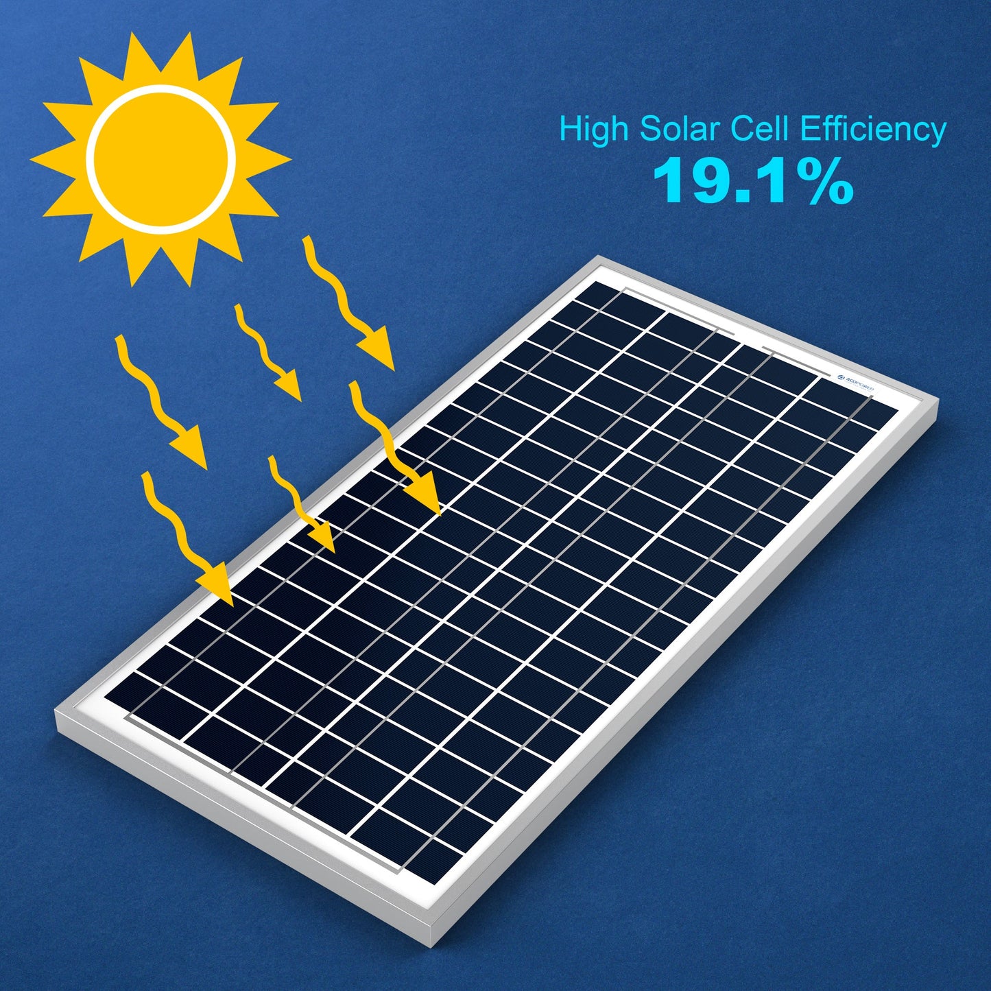 35 Watt 12 Volt Polycrystalline Solar Panel