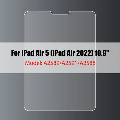 Tempered Glass Screen Protector For iPad 10.2 9.7 10. 5 10.9 Pro 11 New iPad 10 9 8 7 6 5 Air 4 3 2 Mini 2020 2021 2022