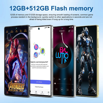 New S25Ultra 5G Smartphone Deca Core Dual SIM FHD OLED 90Hz 16GB+1TB Storage Android 14 Multi-Language 108MP Rear Camera EU