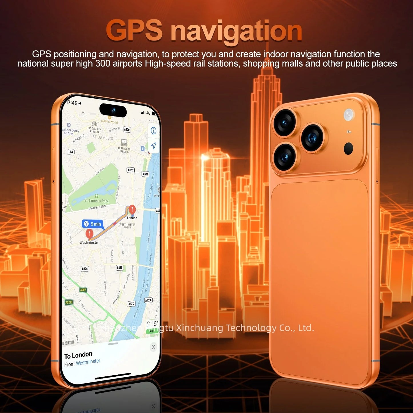 I17 ProMax 5g Smartphone Beautiful Selfie Camera 7.3-Inch HD Deca Core High-Performance 90Hz 108MP French Visual Feast
