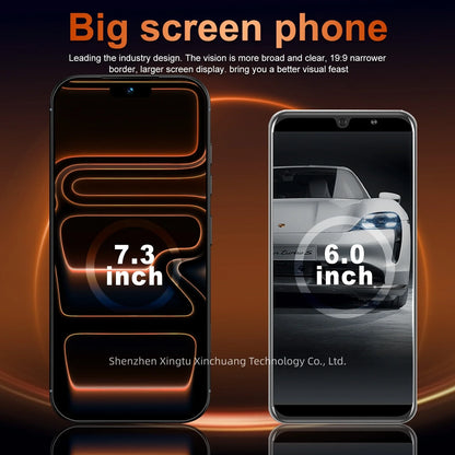 I17 ProMax 5g Smartphone Beautiful Selfie Camera 7.3-Inch HD Deca Core High-Performance 90Hz 108MP French Visual Feast