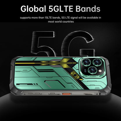 2025 New All Weather Mobile Phone With 5G Support Outdoor Use 6.99-Inch OLED Display Water and Drop Resistant 108MP Camera