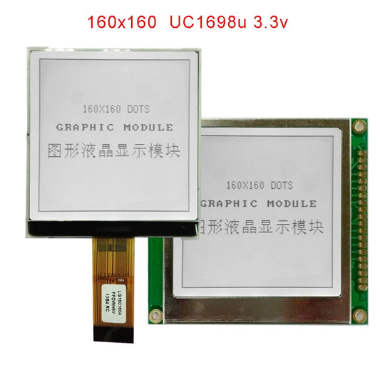 160160 COG Uc1698u VA size : 60x60mm Lcd Display Module Industrial Grade Power Instrumentation LG1601605-FDW