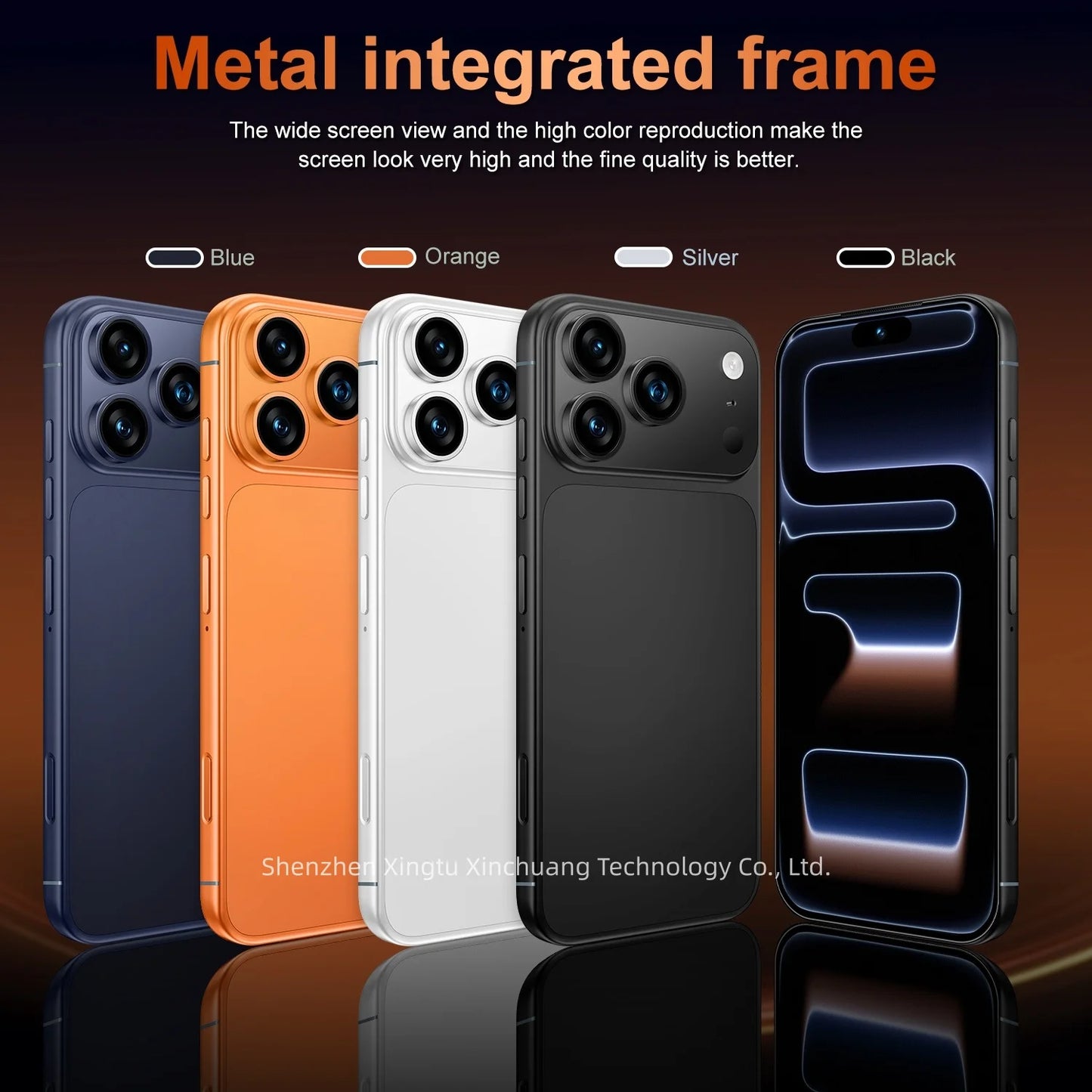I17 ProMax 5g Smartphone Beautiful Selfie Camera 7.3-Inch HD Deca Core High-Performance 90Hz 108MP French Visual Feast