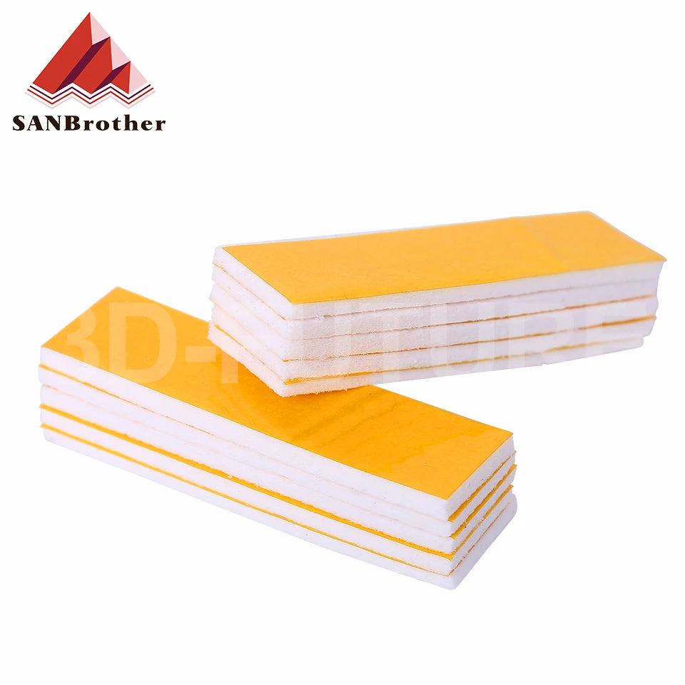 5/10/20pcs 3D Printer Parts Nozzle Heat Insulation Cotton Heating Block Cotton Hotend 70*20MM For 3D Printer MK8 Extruder