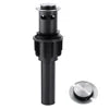 Bathroom Sink Drain with Overflow Vessel Sink Stopper, Lavatory Vanity Vessel Sink Drain Assembly, Brushed Nickel Pop up Drain