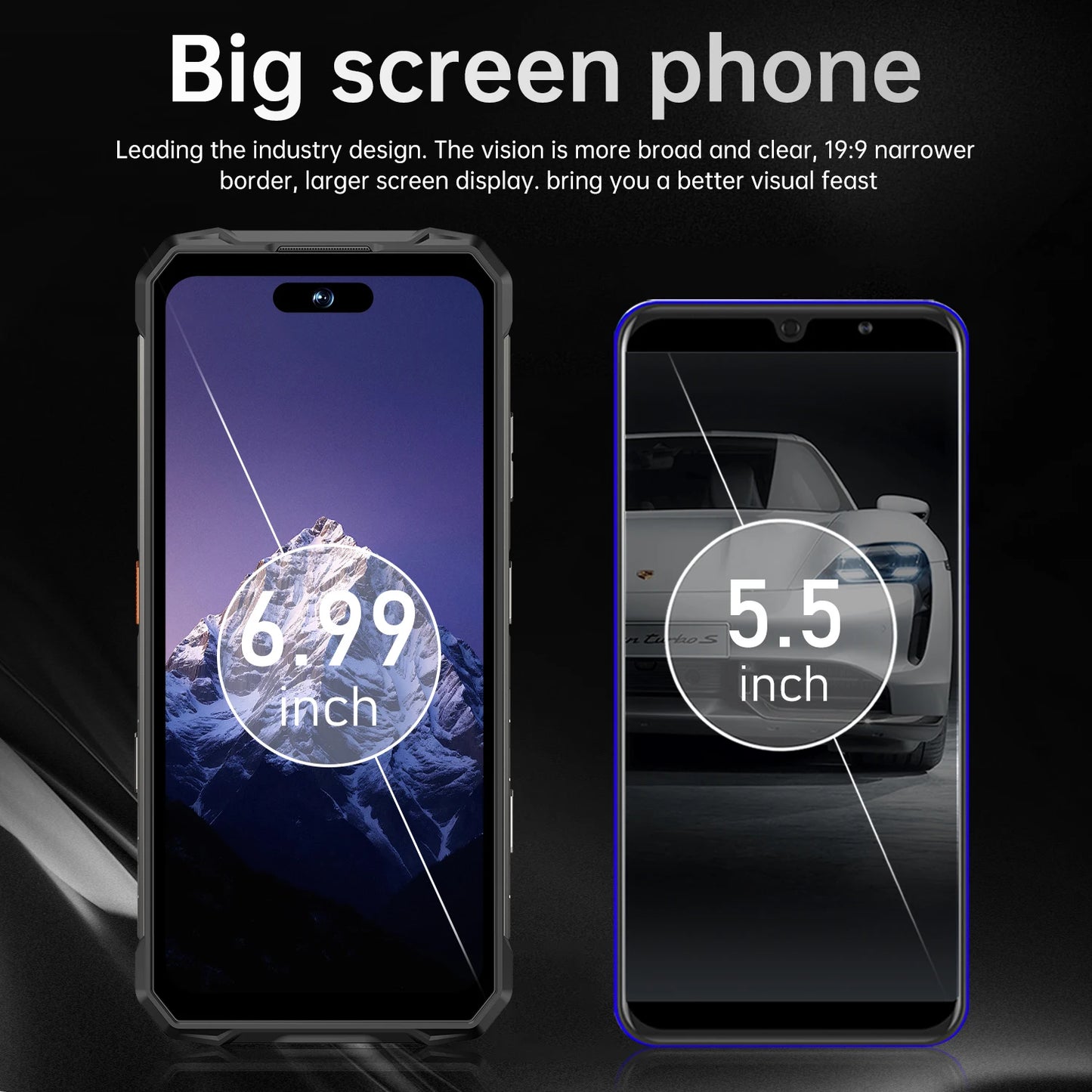 2025 New All Weather Mobile Phone With 5G Support Outdoor Use 6.99-Inch OLED Display Water and Drop Resistant 108MP Camera