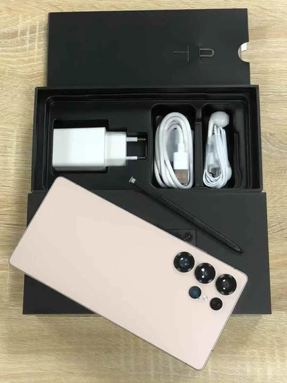 New S25Ultra 5G Smartphone Deca Core Dual SIM FHD OLED 90Hz 16GB+1TB Storage Android 14 Multi-Language 108MP Rear Camera EU
