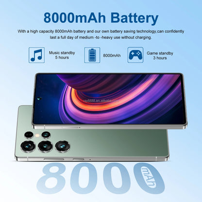 22GB+2TB Large Memory S25 Ultra Full-Screen Smartphone Android 15 7.3 Inch Big Screen Dual Sim S25 ULTRA Smart Phone Cellphones