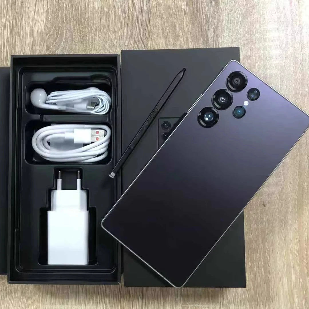 New S25Ultra 5G Smartphone Deca Core Dual SIM FHD OLED 90Hz 16GB+1TB Storage Android 14 Multi-Language 108MP Rear Camera EU