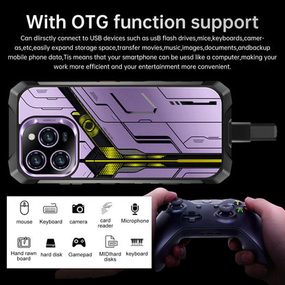 2025 New All Weather Mobile Phone With 5G Support Outdoor Use 6.99-Inch OLED Display Water and Drop Resistant 108MP Camera
