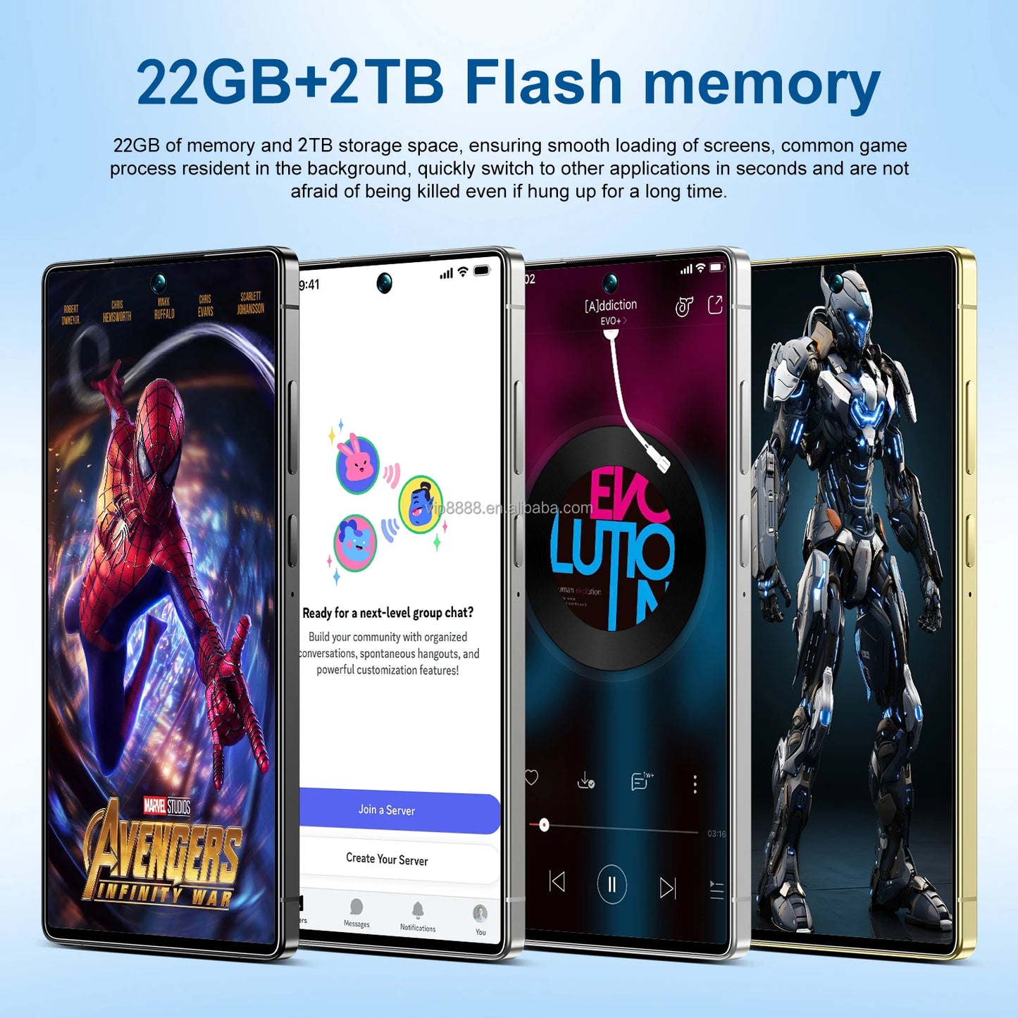 22GB+2TB Large Memory S25 Ultra Full-Screen Smartphone Android 15 7.3 Inch Big Screen Dual Sim S25 ULTRA Smart Phone Cellphones