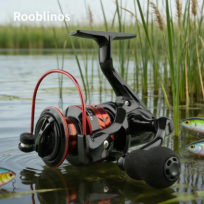 Roblinos RYG-E Left Hand Plastic/Nylon Spinning Reels Fake Trolling Saltwater Lake Freshwater River Surf Fishing Ultralight New