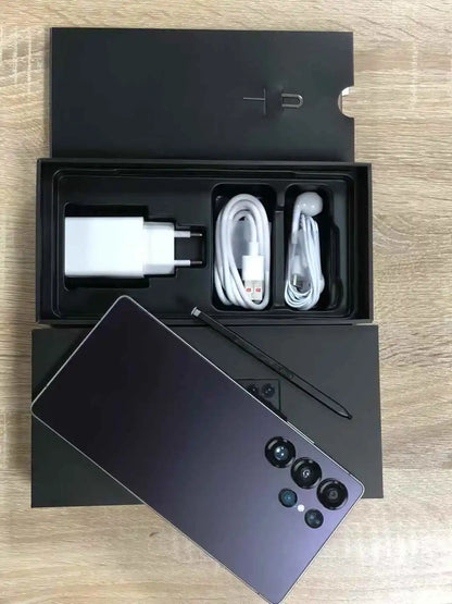 New S25Ultra 5G Smartphone Deca Core Dual SIM FHD OLED 90Hz 16GB+1TB Storage Android 14 Multi-Language 108MP Rear Camera EU