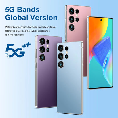 New S25Ultra 5G Smartphone Deca Core Dual SIM FHD OLED 90Hz 16GB+1TB Storage Android 14 Multi-Language 108MP Rear Camera EU