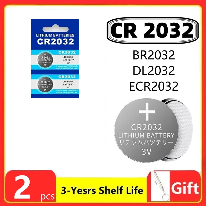 2-60PCS CR2032 CR 2032 Button Battery 3V Lithium Battery For Watch Toy Calculator Car Remote Control Button Coin Cell
