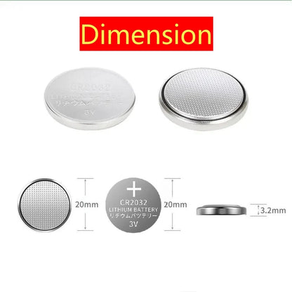 2-60PCS CR2032 CR 2032 Button Battery 3V Lithium Battery For Watch Toy Calculator Car Remote Control Button Coin Cell