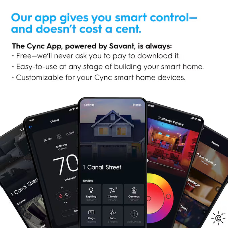 Black Smart Compatible Thermostat with Wi-Fi Compatibility